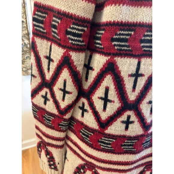Ralph Lauren Southwestern Wool Cardigan Sweater Size Small - Picture 11 of 12